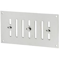 Altro Hit & Miss Vent - 165 x 89mm - Satin Chrome