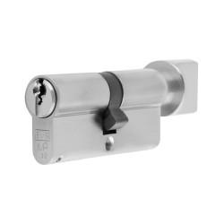 Eurospec 10 Pin 80mm Euro Thumbturn Cylinder - 40mm Turn + 40mm - Satin Chrome - Keyed Alike