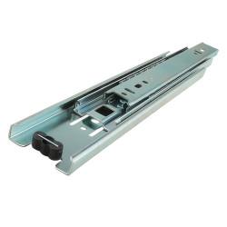 Klug 45.5mm Ball Bearing Drawer Runner - Full Extension - 700mm Length - 45kg - Bright Zinc