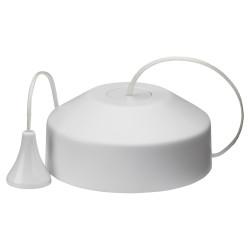 Knightsbridge 10AX 2 Way Pull Cord Switch - Matt White