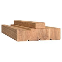 LPD Fire-Rated Hardwood Door Lining with Loose Stop - Pre-Finished - FD30 - 2130 x 125 x 32mm - Oak