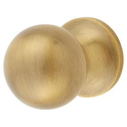 Heritage Brass by M Marcus Ball Cabinet Knob - 25mm Diameter - Antique Brass