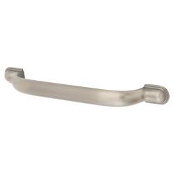 Crofts & Assinder Calgary 16.5mm D-Bar Cabinet Pull Handle - 128mm Centres - Brushed Iron