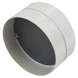 Manrose Plastic Ducting Connector with Back Draft Damper - 4"/100mm