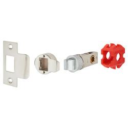 Jigtech Smartlatch Passage Tubular Latch - 45mm Backset - Polished Chrome