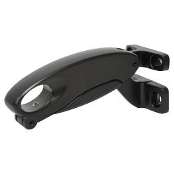 Strand Duoflex Flush Opener - Aluminium & Steel Windows - 150mm Throw - Matt Black