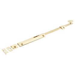 Hampstead Extra Long French Door Bolt/Flat Section Bolt - 355 x 36mm - Polished Brass