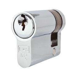 Eurospec 5 Pin 40mm Euro Single Cylinder - 30 + 10mm - Polished Chrome - Keyed to Differ