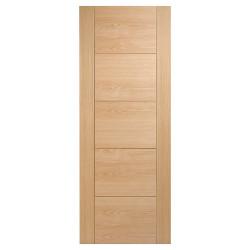 LPD Vancouver 5 Panel Pre-Finished Solid Internal Door - 1981 x 610 x 35mm - Oak