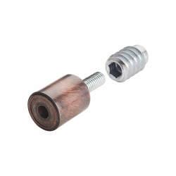 Bramah Rola Wooden Sash Window Stop - 19mm - Bronze - 2 Body + 4 Inserts