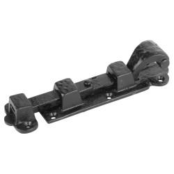 Olde Forge Antique Black Iron Straight Barrel Bolt - Blacksmith Range - 203 x 49mm