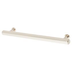 Alexander & Wilks Vesper Hex 14mm T-Bar Cabinet Pull Handle - 160mm Centres - Polished Nickel