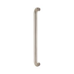 Hampstead 316 Satin Stainless Steel 25mm D-Bar Door Pull Handle - Bolt Fix - 450mm Centres