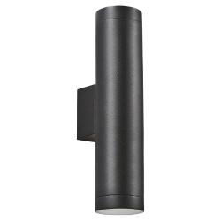 Forum Zink Morro Outdoor Up & Down Wall Light - IP44 - Black