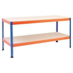 Rapid Racking 1 Commercial Heavy Duty Workbench - 915 x 1830 x 760mm