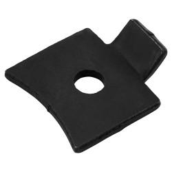 Altro Standard Flat Bookcase Clip - Matt Black - Pack of 10