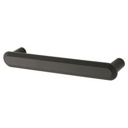 Hampstead Morley 19mm Bobbled D-Bar Cabinet Pull Handle - 128mm Centres - Matt Black