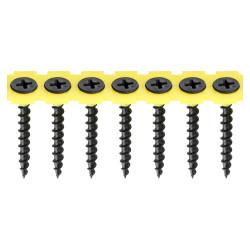TIMCO Collated Coarse Thread Drywall Screws - 3.5 x 35mm - Black Phosphate - Pack of 1000