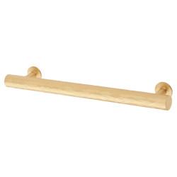 Alexander & Wilks Leila 15mm Hammered T-Bar Cabinet Pull Handle - 160mm Centres - Satin Brass