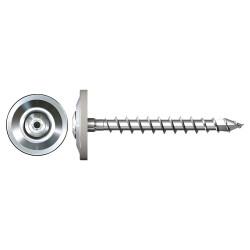 SPAX Raised Countersunk T-Star Plus Sealing Screw - 4.5 x 55mm - A2 Stainless Steel - Pack of 70