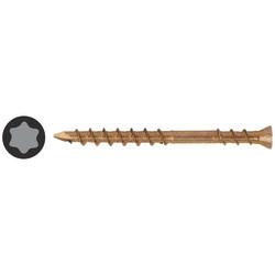 Reisser Flooring Torx Secret Fixing Wood Screws - 3.5 x 45mm - Yellow Zinc - Pack of 200