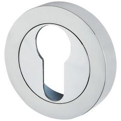 Touchpoint Escutcheon - 50mm Diameter - Euro - Polished Chrome