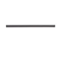 elfa Garage+ Storage Top Track System - Click In Bracket Cover - 525mm Length - Right - Matt Grey