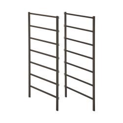 elfa Drawer Basket Tower - 7 Frame Sides - 535 x 740mm - Graphite - Pair