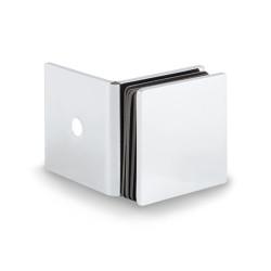 Bohle Bilbao Small Glass Clamp - Wall Mount - 8-12mm Glass - Polished Chrome