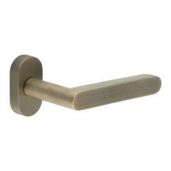 CRES by Frelan CR-101 uPVC Multipoint Door Handle on Oval Rose - Antique Brass