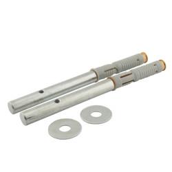 Altro Floating Shelf Support Concealed Fixings - 100mm Bar Length - Pack of 2