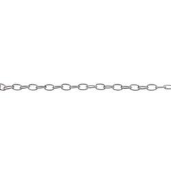 Brass Oval Chain - 13mm Link - 10m Chain - Chrome Plated