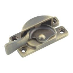 Burlington by Frelan Fitch Sash Window Fastener - 64 x 12mm - Antique Brass