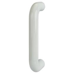 Hoppe AR602/220 Diamond White Nylon D-Bar Door Pull Handle - Bolt Fix - 220mm c/c