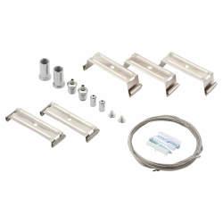 Forum Culina Reno LED Under Cabinet Batten Suspension Kit - 1000mm - Chrome