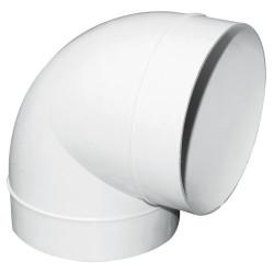 Manrose Plastic 90° Elbow Pipe Connector - 6"/150mm - White