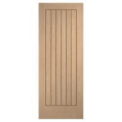 LPD Cotswold 6 Panel Pre-Finished Solid Internal FD30 Fire Door - 2040 x 626 x 44mm - Oak