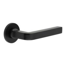CRES by Frelan Black Fixed Dead Door Handles on Round Rose - CR-104 Range