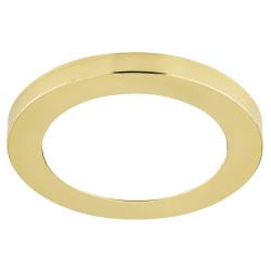 Forum Spa Tauri Magnetic Bezel for 12W Flush LED Bathroom Ceiling Light - Satin Brass