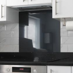 Altro Aluminium Kitchen Splashback - 600 x 750mm - Gloss Anthracite Grey