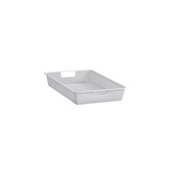 elfa Top Track System - Click In Shallow Mesh Basket for Gliding Frame - 327 x 527 x 85mm - White
