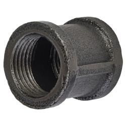 Altro 1/2" Pipe Shelving Iron Straight Pipe Connector - Grey