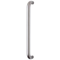 Touchpoint Satin Stainless Steel 19mm D-Bar Door Pull Handle - Bolt Fix - 425mm Centres