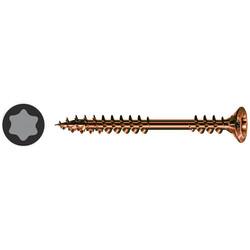 SPAX T-Star Plus Facade Torx Countersunk Wood Screws - 4.5 x 50mm - Antique A2 Steel - Pack of 200