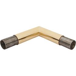 51mm Solid Brass 90° Mitred Elbow - Polished