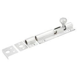 Altro Satin Chrome Straight Barrel Bolt - Decorative Range - 100 x 32mm