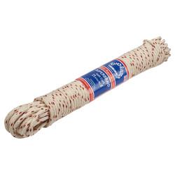 Everlasto No.8 Red Spot Superbraid Cotton Sash Window Cord - 6.5mm Diameter - 25m Knot