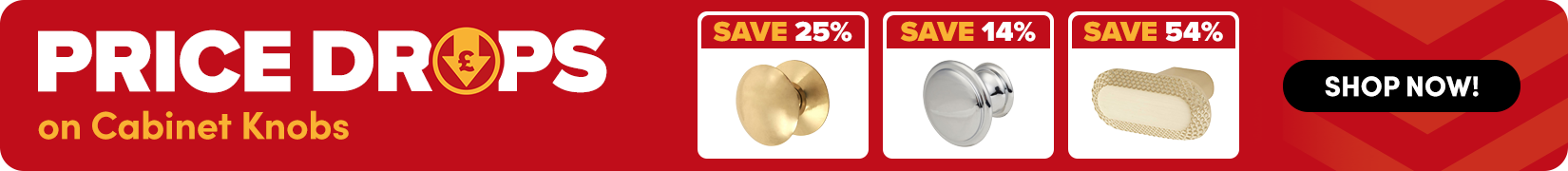 More Prices Dropped! Shop Cabinet Knobs Now! Price Drops 10 Banner - Cabinet Knobs